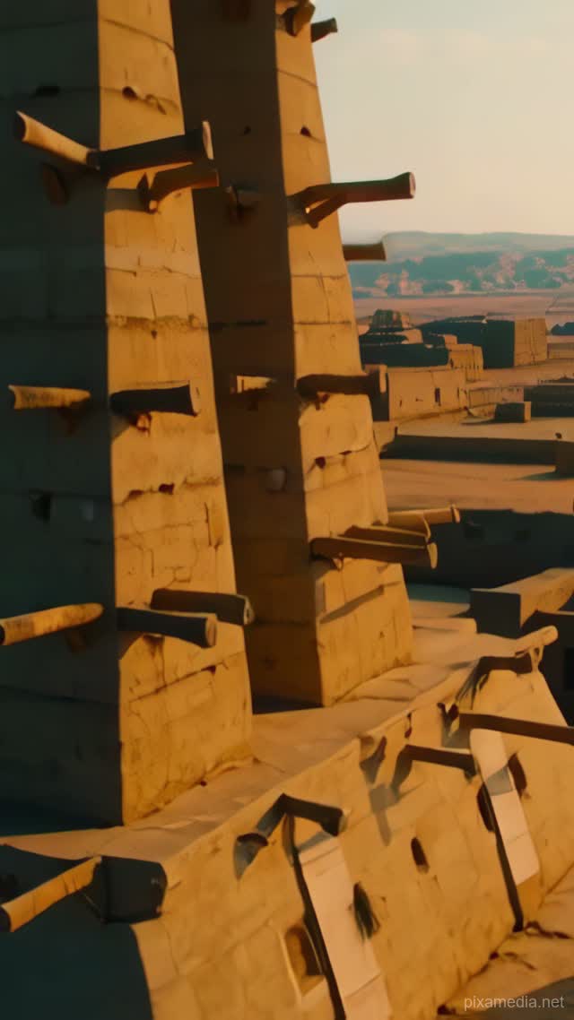 Earthen Giant of Mali - Ancient Civilizations AI stock